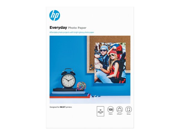 HP Everyday Photo Paper A4 Photo paper - 200 g/m² - 210x297 mm - 100 foglio