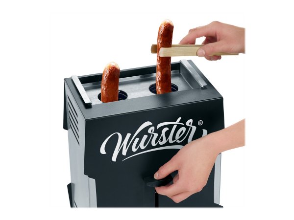 SEVERIN Wurster WT 5005 - Nero - Grigio - Pulsanti - Barra di scorrimento - LED - 5 min - 2000 W - 2