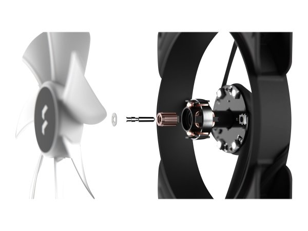 Fractal Design Aspect 14 RGB PWM - Ventilatore - 14 cm - 500 Giri/min - 1700 Giri/min - 132,5 m³/h -