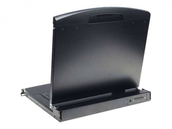 DIGITUS Console modulare con TFT da 19" (48,3 cm) - 16 porte e touchpad - tastiera tedesca - 48,3 cm