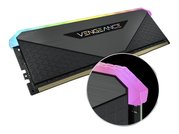 Corsair Vengeance RGB CMN32GX4M2Z3200C16 - 32 GB - 2 x 16 GB - DDR4 - 3200 MHz - 288-pin DIMM - Nero