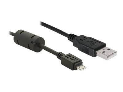 Delock 82335 - 2 m - USB A - Micro-USB B - USB 2.0 - Nero