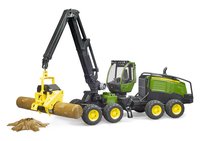 Bruder John Deere 1270G Harvester gruen/schwarz Inkl. Baumstamm