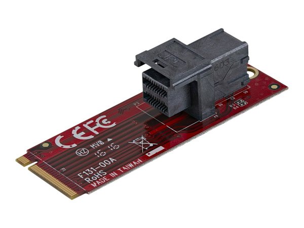 StarTech.com Adapter U.2 to M.2 - 2.5 NVMe SSD - u.2 NVMe - SAS1