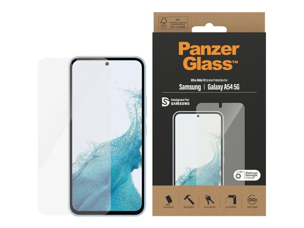 PanzerGlass ® Screen Protector Samsung Galaxy A54 5G | Ultra-Wide Fit - Samsung - Samsung - Galaxy A