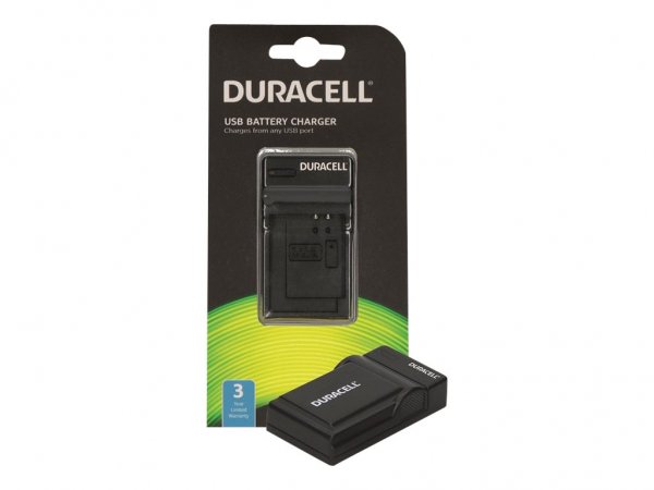 Duracell DRN5920 - USB - Caricabatteria per interni - Nikon EN-EL14 - Nero - 5 V - 5 V