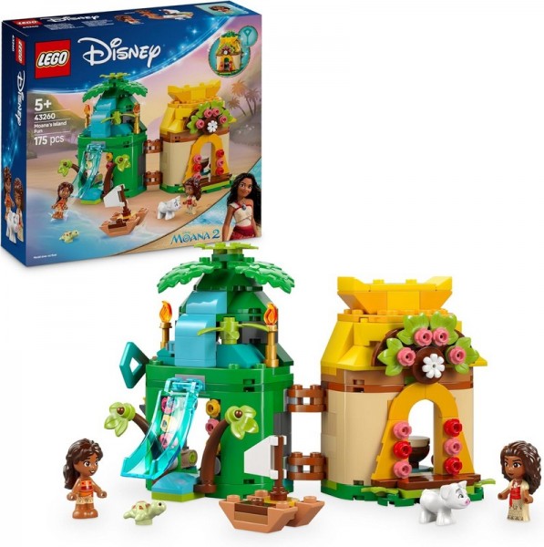 LEGO 43260 Disney Princess Spa sull’Isola di Vaiana – Idea Regalo Bambini
