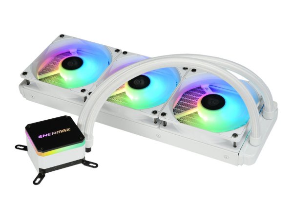 Enermax ELC-LMT360-W-ARGB - Raffreddatore di liquidi tutto in uno - 12 cm - 72,1 pdc/min - Bianco