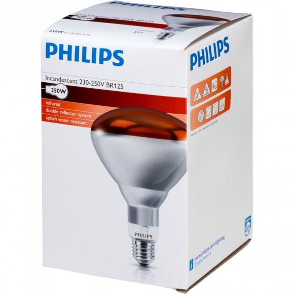 Philips 923212043801 - 250 W - Lampadina - 5000 h - 230 - 250 V - 125 mm - 125 mm