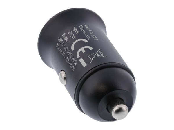 InLine Adattatore di alimentazione USB per auto Power Delivery - 2x USB-C - nero