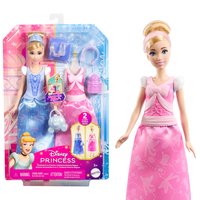 Mattel Disney Princess 2-in-1 Geschichten Cinderella Modepuppe Weibl...