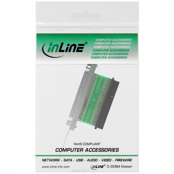 InLine Staffa PCI - 1 porte SCSI III U320 esterna - 1 porte SCSI III U320 interna