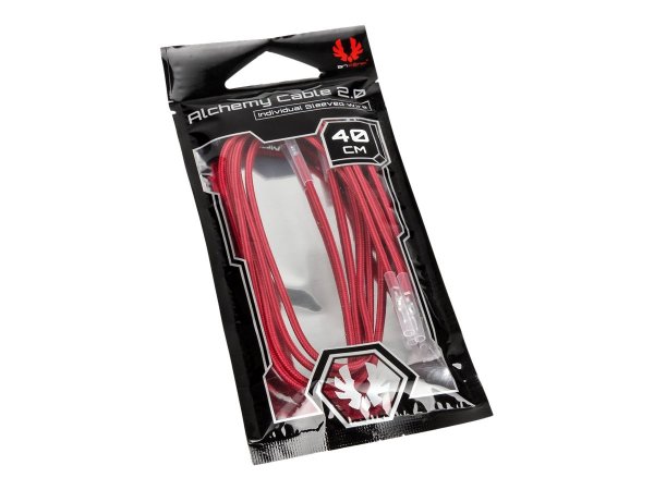 BitFenix Alchemy 2.0 - 0,4 m - Maschio - Femmina - Dritto - Dritto - Rosso