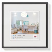 Walther Design KV220B - Glas - Kunststoff - Schwarz - Einzelbilderrahmen - Wand