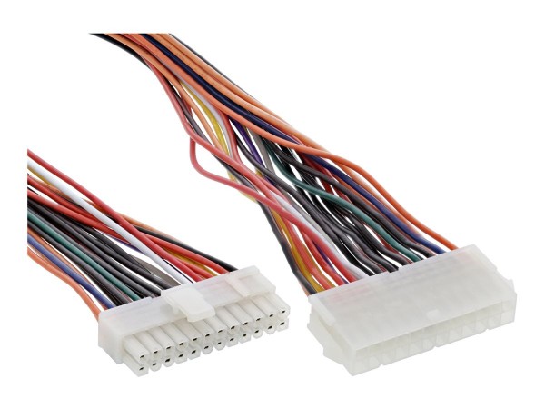 InLine Cavo di alimentazione int. da 24 pin ATX M a 20+4pin ATX F - 0,45m