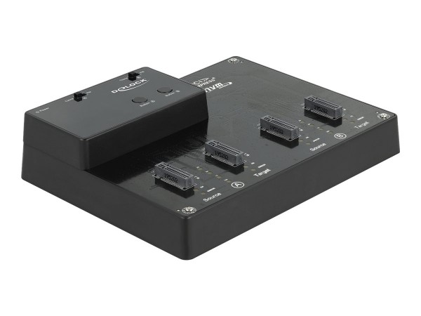 Delock Docking Station M.2 per 4 x M.2 NVMe PCIe SSD con funzione di clonazione - SSD - M.2 - M.2 -