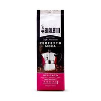 Bialetti Perfetto Moka Delicate - 250 g - Tostatura leggera - Caffè - 100% Arabica - Borsa