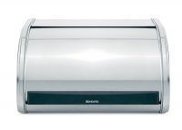 Brabantia Klappbrotkasten Front rund Stahl glaenz. med