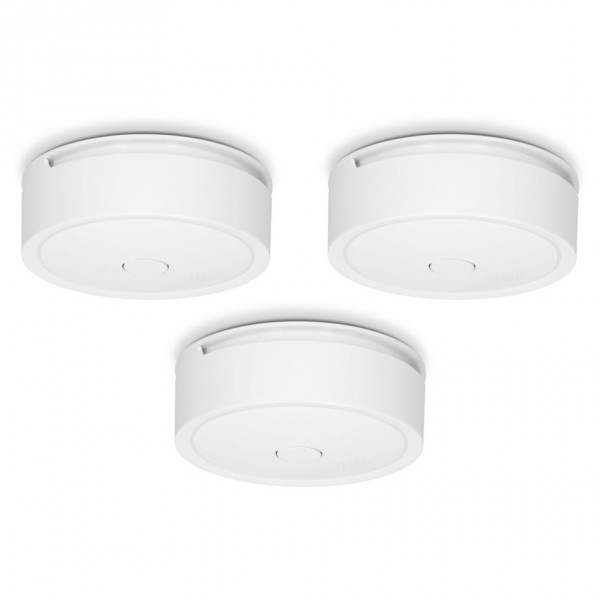 Alecto Drahtlos vernetzbarer Rauchmelder 10 Jahre 3er-Pack