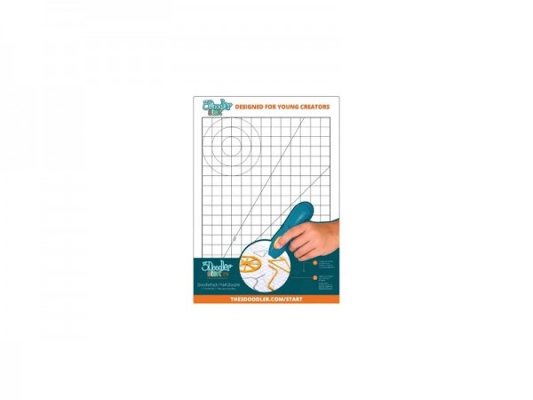 3Doodler Zubehör für Start Plus Zeichenunterlage DoodlePad transparente Unterlage für kreative 3D