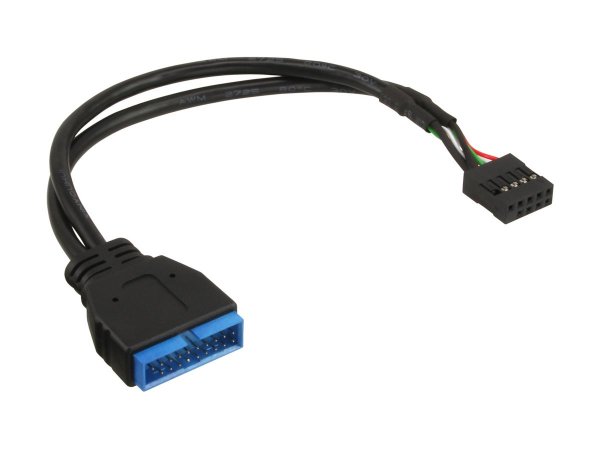 InLine Cavo USB 2.0 interno 10pin F - USB 3.0 19pin M - 0,15m