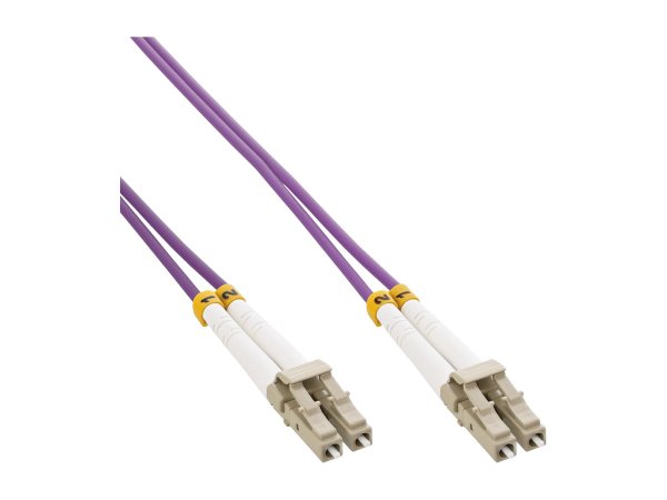 InLine Cavo duplex a fibre ottiche - LC/LC - 50/125µm - OM4 - 15m