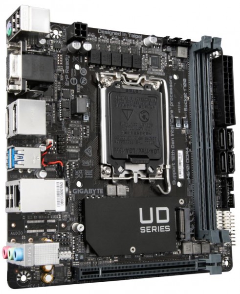 Gigabyte H610I DDR4 Scheda madre - Supporta processori Intel Core 14th CPUs - 4+1+1 Hybrid Digital V
