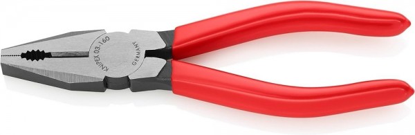 KNIPEX 03 01 160 - Pinze da elettricista - Acciaio - Plastica - Rosso - 160 mm - 187 g