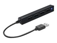 SPEEDLINK SNAPPY SLIM - USB 2.0 - 480 Mbit/s - Nero - 0,08 m - Nero