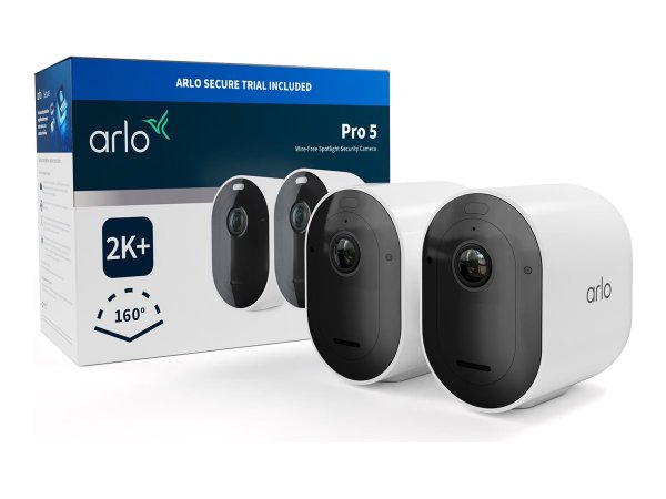 ARLO Pro 5 - Netzwerk-UEberwachungskamera - Außenbereich - wetterfest - Farbe - Network camera