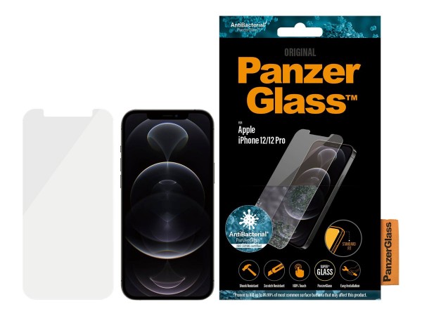 PanzerGlass ® Screen Protector iPhone 12 | 12 Pro | Standard Fit - Apple - Apple - iPhone 12 - Apple