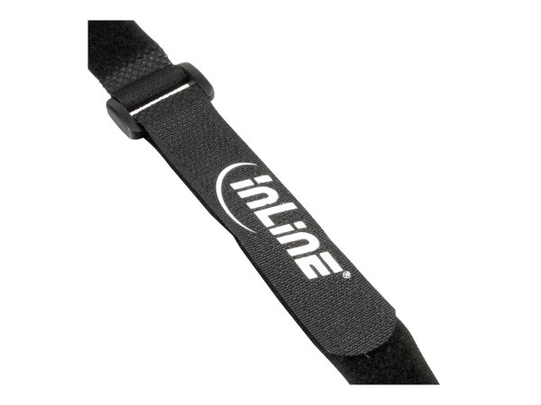 InLine Cable strap - black - 20 cm (pack of 10)