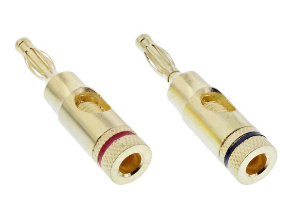 InLine Audio connector - banana (M)