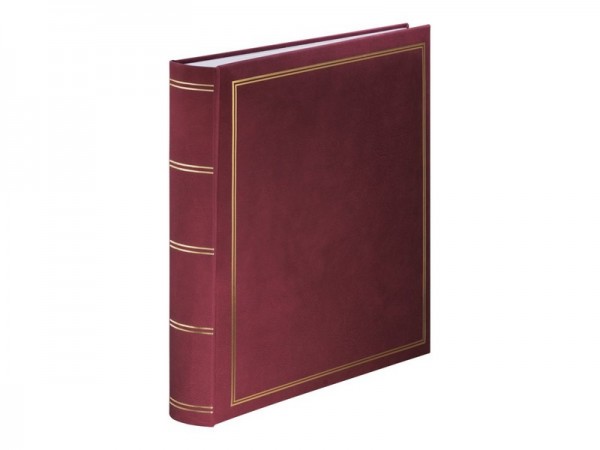 Hama London - Rosso - 80 fogli - 10 x 15 - Rilegatura all'inglese - Poliuretano - 340 mm