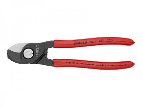 KNIPEX 95 11 165 - Pinze per taglio laterale - 1,5 cm - Acciaio - Plastica - Rosso - 165 mm