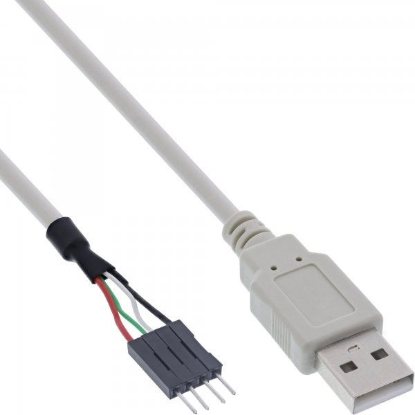 InLine Cavo USB 2.0 interno 4x 1pin femmina / A femmina - adattatore - 0,40m
