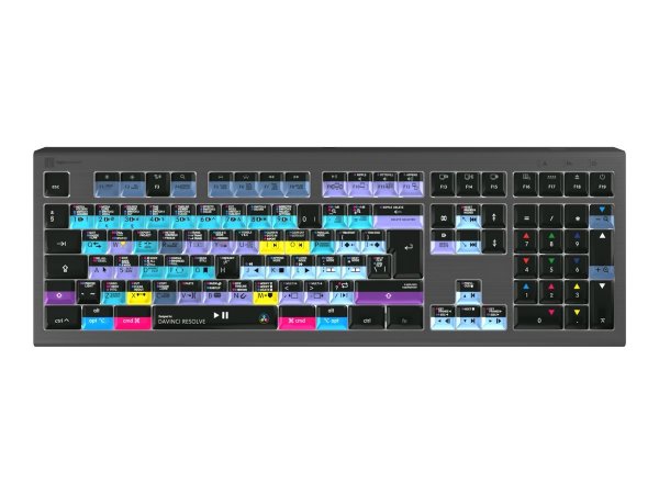 Logickeyboard ASTRA 2 - Full-size (100%) - Cablato - USB - Tasto con meccanismo a forbici - QWERTY -
