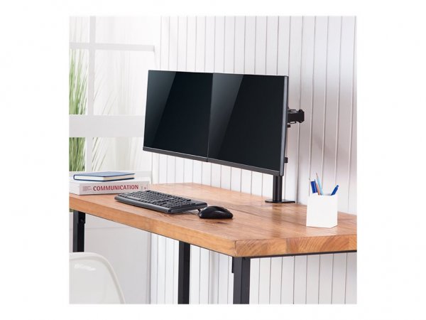 LogiLink BP0098 - Morsa - 8 kg - 43,2 cm (17") - 81,3 cm (32") - 100 x 100 mm - Nero