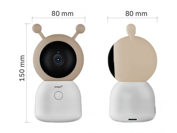 Netatmo by Babyphone Kamera - Akku - 2-Wege-Audio - weiß - Network camera