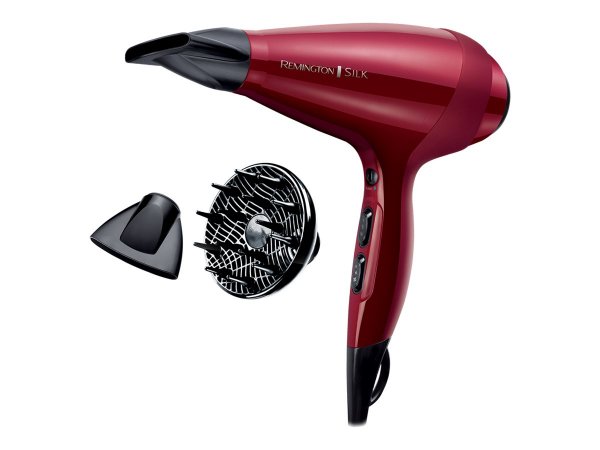 Remington Asciugacapelli T|Studio Silk 2400 W Rosso - AC - 2333 m/s - Rosso - Gancio per appendere -