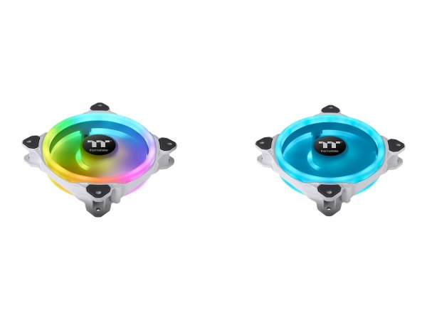 Thermaltake Riing Trio 12 RGB Radiator Fan White TT Premium Edition - Ventilatore - 12 cm - 500 Giri