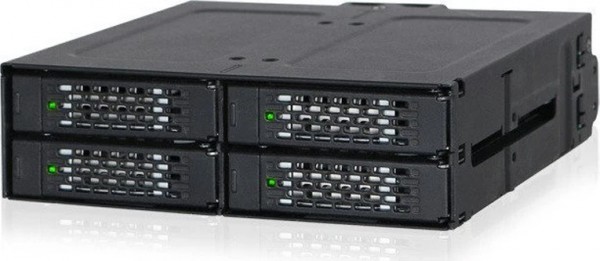 Icy Dock MB607SP-B - 13,3 cm (5.25") - Gabbia HDD - 2.5" - Nero - Metallo - CE - REACH