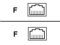 APC Cat5 inline coupler - Bianco