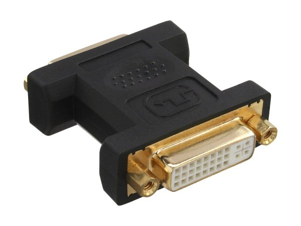 InLine Adattatore DVI-I 24+5 femmina / femmina - digitale + analogico - dorato