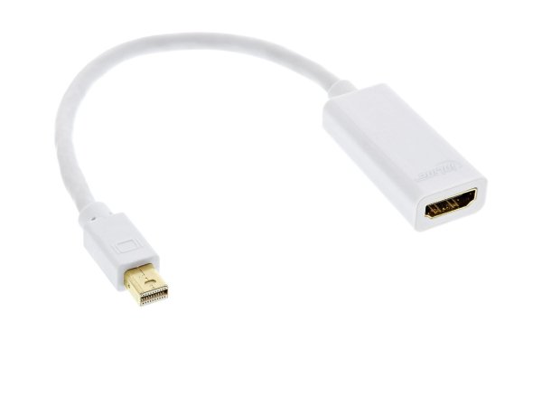 InLine Adattatore Mini DisplayPort F a HDMI F - audio - bianco - DP 1.1 - 1080p