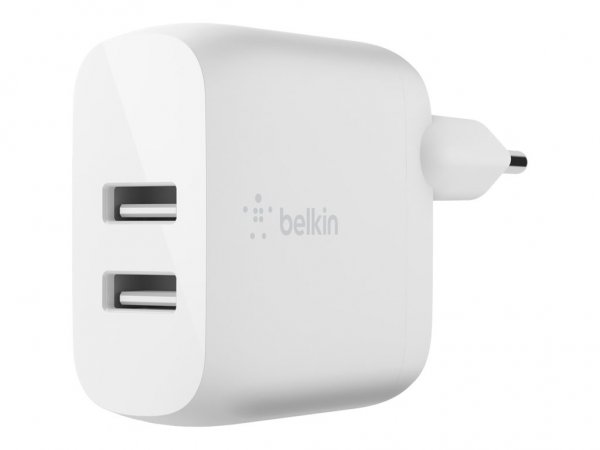 Belkin BOOST CHARGE - Netzteil - 24 Watt - 2 Ausgabeanschlussstellen USB