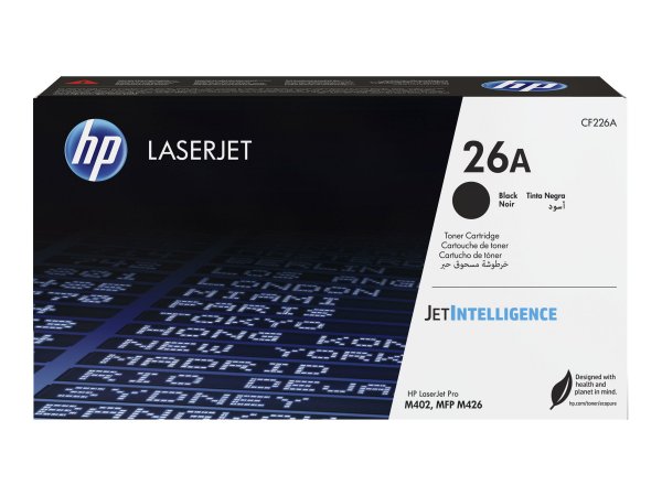HP 26A - Schwarz - Original - LaserJet - Tonerpatrone (CF226A)