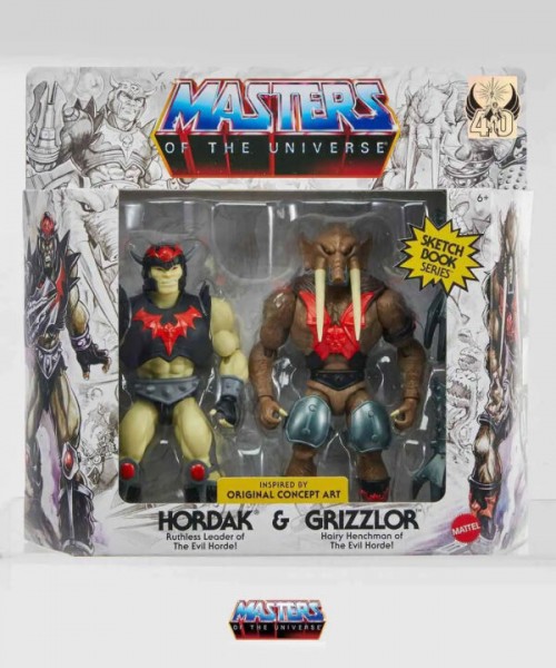 Mattel Masters of the Universe Origins Sketchbook Series Horde Invasion 2er-Pack