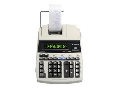Canon MP120-MG-es II - Desktop - Calcolatrice con stampa - 12 cifre - Display inclinabile - AC - Bia