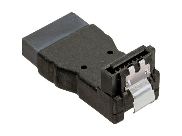 InLine SATA-Adapter - SATA bis SATA - 90° Stecker